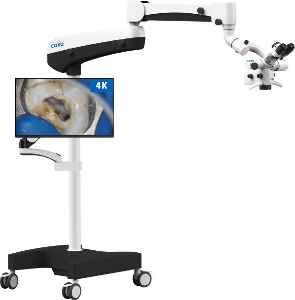 Microscop Endodontic cu camera 4K incorporata C-Clear 2 Pro ZOOM COXO
