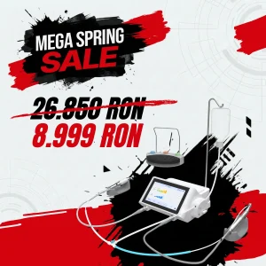 Aparat piezo chirurgie, micromotor electric, fiziodispenser 3 în 1 C-Explorer SG COXO, 6 anse si contraunghi implantologie 20:1 C6-22 inclus