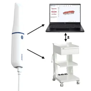 Pachet Customizabil de Scanner intraoral Breezyscan Coxo, Laptop, Cart